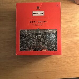 Hunter Tall Boot Socks in Black and Gray